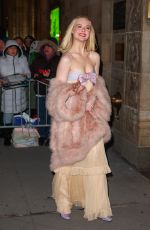 ELLE FANNING Arrives at National Board of Review Awards in New York 01/07/2025