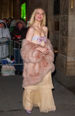 ELLE FANNING Arrives at National Board of Review Awards in New York 01/07/2025
