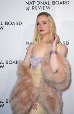 ELLE FANNING at 2024 National Board of Review Awards Gala in New York 01/07/2025