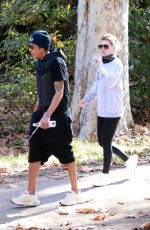 ELLEN POMPEO and Chris Ivery Out Hiking in Los Feliz 01/05/2025