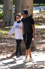 ELLEN POMPEO and Chris Ivery Out Hiking in Los Feliz 01/05/2025