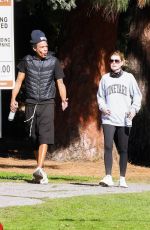ELLEN POMPEO and Chris Ivery Out Hiking in Los Feliz 01/05/2025