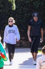 ELLEN POMPEO and Chris Ivery Out Hiking in Los Feliz 01/05/2025