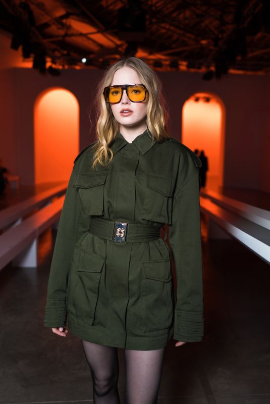 ELLIE BAMBER at Elie Saab Haute Couture Fashion Show at Paris Fashion Week 01/29/2025