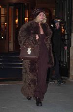ELSA HOSK Leaves Hotel Ritz in Paris 01/27/2025