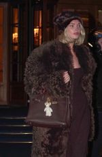 ELSA HOSK Leaves Hotel Ritz in Paris 01/27/2025