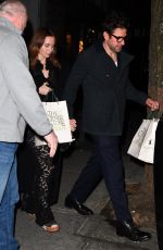 EMILY BLUNT, John Krasinski, Matt Damon and LUCIANA BARROSO on a Double Date Night in New York 01/17/2025