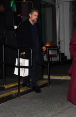 EMILY BLUNT, John Krasinski, Matt Damon and LUCIANA BARROSO on a Double Date Night in New York 01/17/2025