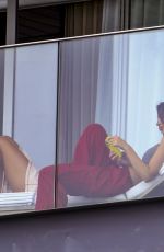 EMILY RATAJKOWSKI at Balcony of Her Hotel in Rio de Janeiro 01/28/2025