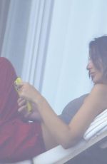 EMILY RATAJKOWSKI at Balcony of Her Hotel in Rio de Janeiro 01/28/2025