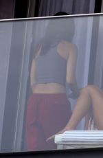 EMILY RATAJKOWSKI at Balcony of Her Hotel in Rio de Janeiro 01/28/2025