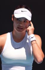 EMMA RADUCANU at Australian Open - Day 3 in Melbourne 01/14/2025