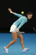 EMMA RADUCANU at Practice Session Ahead of 2025 Australian Open in Melbourne 01/06/2025