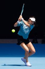 EMMA RADUCANU at Practice Session Ahead of 2025 Australian Open in Melbourne 01/10/2025