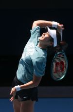 EMMA RADUCANU at Practice Session Ahead of 2025 Australian Open in Melbourne 01/10/2025