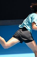 EMMA RADUCANU at Practice Session Ahead of 2025 Australian Open in Melbourne 01/10/2025