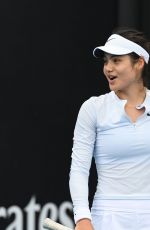 EMMA RADUCANU at Practice Session at Day One of 2025 Australian Open in Melbourne 01/12/2025