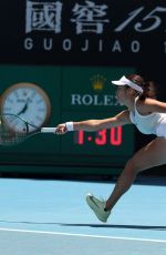 EMMA RADUCANU Defeats Ekaterina Alexandrova in Round 1 of Australian Open in Melbourne 01/13/2025