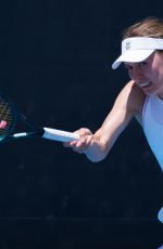 EMMA RADUCANU Defeats Ekaterina Alexandrova in Round 1 of Australian Open in Melbourne 01/13/2025