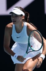 EMMA RADUCANU Fefeats Amanda Anisimova in Second Round of Australian Open in Melbourne 01/16/2025