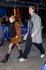 EMMA ROBERTS Arrives at Madison Square Garden in New York City 01/17/2025