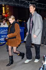 EMMA ROBERTS Arrives at Madison Square Garden in New York City 01/17/2025