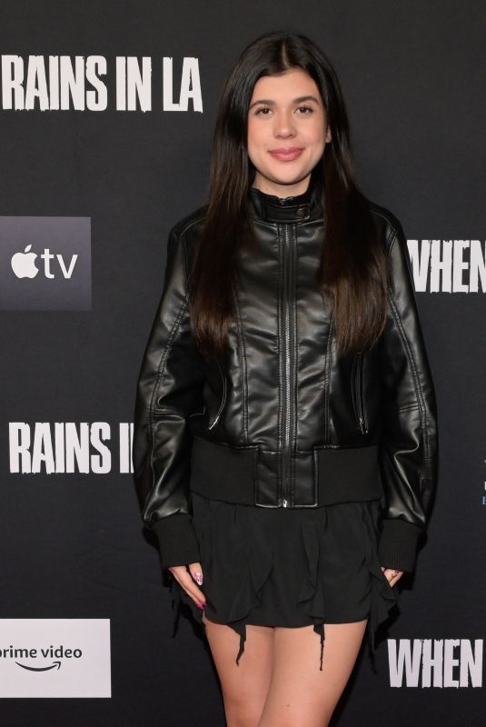EMMA ROSALES at When It Rains in LA Premiere at TCL Chinese Theatre 01/23/2025