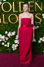 EMMA STONE at 82nd Annual Golden Globes Awards in Beverly Hills 01/05/2025