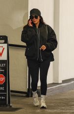 EVA LONGORIA Picking up Her Car from Valet in Beverly Hills 01/02/2025