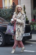 FEARNE COTON Leaves Claridges Hotel in London 01/30/2025