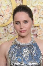 FELICITY JONES at 82nd Annual Golden Globes Awards in Beverly Hills 01/05/2025