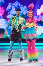 FERNE MCCANN at Dancing on Ice, Series 17, Episode 3 in Hertfordshire 01/26/2025