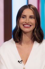 FERNE MCCANN at Lorraine TV Show in London 01/24/2025