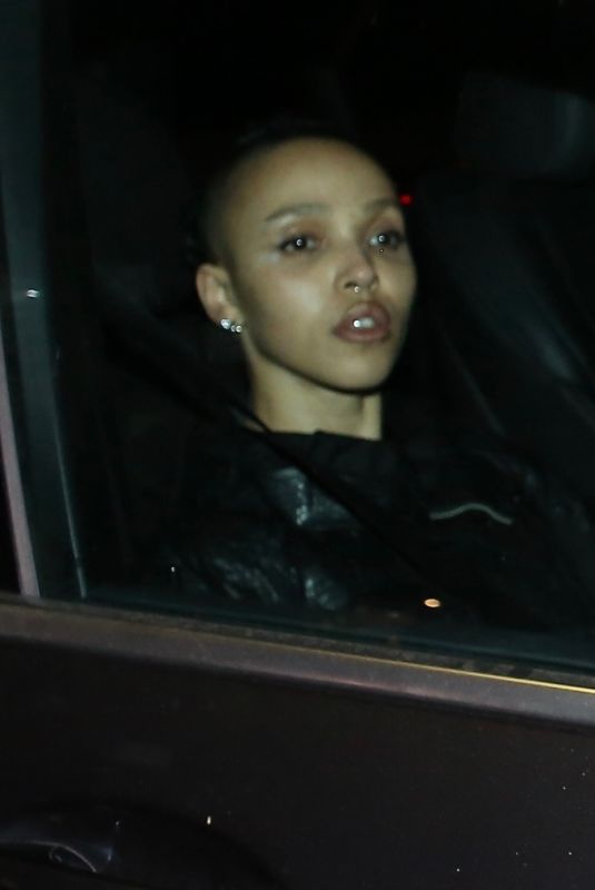 FKA TWIGS Leaves W Magazine Best Performances Party at Chateau Marmont 01/04/2025