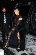FKA TWIGS Out in Leather Catsuit for Belated Birthday Celebration in New York 01/20/2025
