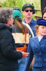 FLORENCE PUGH on the Set of East of Eden in Oamaru, New Zealand 01/12/2025