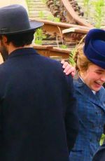 FLORENCE PUGH on the Set of East of Eden in Oamaru, New Zealand 01/12/2025