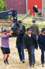 FLORENCE PUGH on the Set of East of Eden in Oamaru, New Zealand 01/12/2025