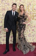 GEORGINA CHAPMAN and Adrien Brody at 82nd Annual Golden Globes Awards in Beverly Hills 01/05/2025