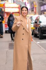 GINA RODRIGUEZ Leaves Good Morning America in New York City 01/13/2025