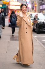 GINA RODRIGUEZ Leaves Good Morning America in New York City 01/13/2025