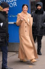 GINA RODRIGUEZ Leaves Good Morning America in New York City 01/13/2025