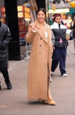 GINA RODRIGUEZ Leaves Good Morning America in New York City 01/13/2025