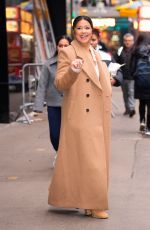 GINA RODRIGUEZ Leaves Good Morning America in New York City 01/13/2025