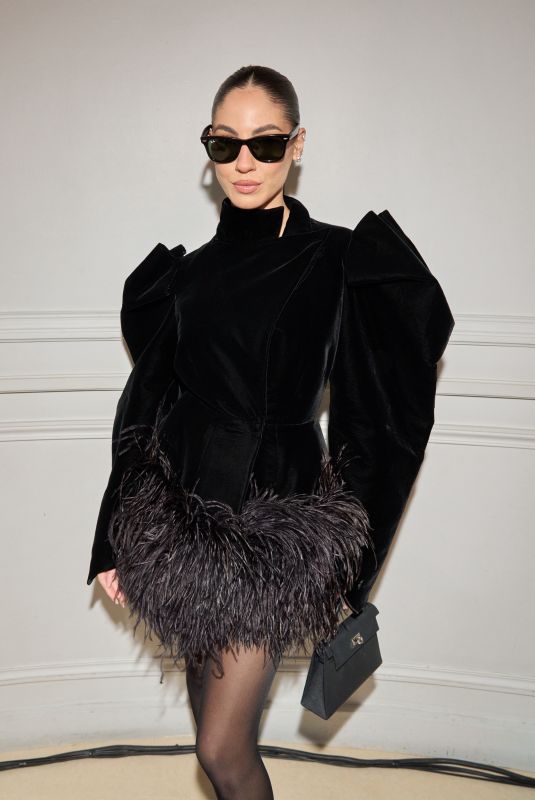 GIULIA DE LELLIS at Alexandre Vauthier Haute Couture Spring-Summer 2025 Show at Paris Fashion Week 01/27/2025