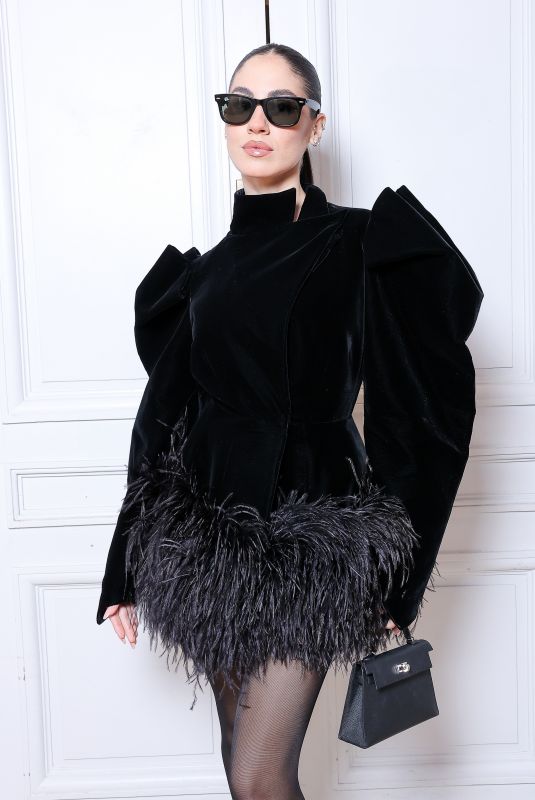 GIULIA DE LELLIS at Alexandre Vauthier Haute Couture Spring-Summer 2025 Show at Paris Fashion Week 01/27/2025