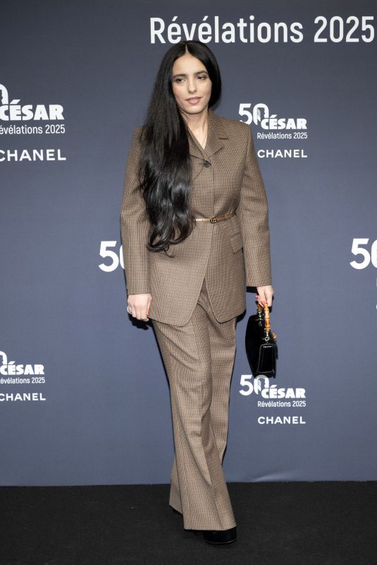 HAFSIA HERZI at Cesar Revelations 2025 Photocall in Paris 01/20/2025