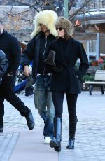 HAILEY BIEBER and KENDALL JENNER Enjoy Coffee Before Heading to a Ski Fitting in Aspen 01/15/2025