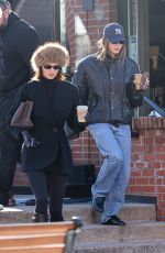 HAILEY BIEBER and KENDALL JENNER Enjoy Coffee Before Heading to a Ski Fitting in Aspen 01/15/2025