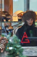 HAILEY BIEBER and KENDALL JENNER Enjoy Coffee Before Heading to a Ski Fitting in Aspen 01/15/2025